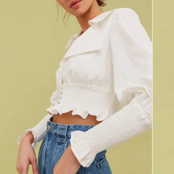 C/MEO RUNNING OUT TOP BLOUSE - Picture 3 of 13